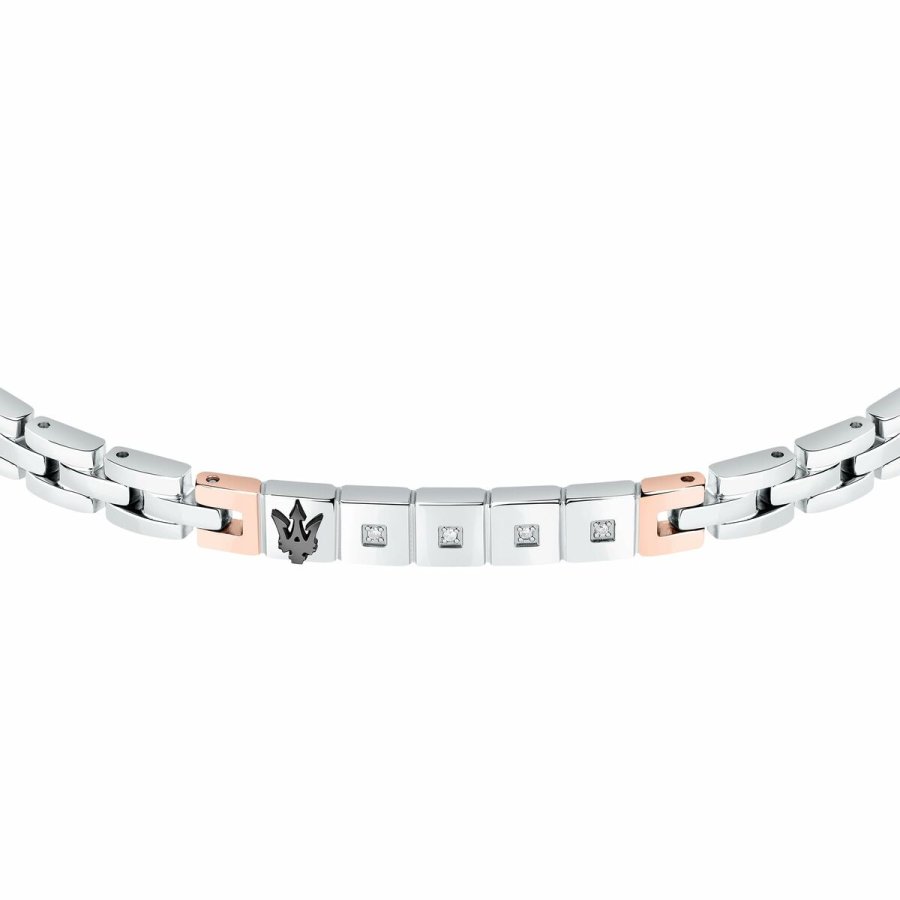 Armbnd til mnd Maserati JM423ATY19 Rustfrit stl 21,5 cm #3
