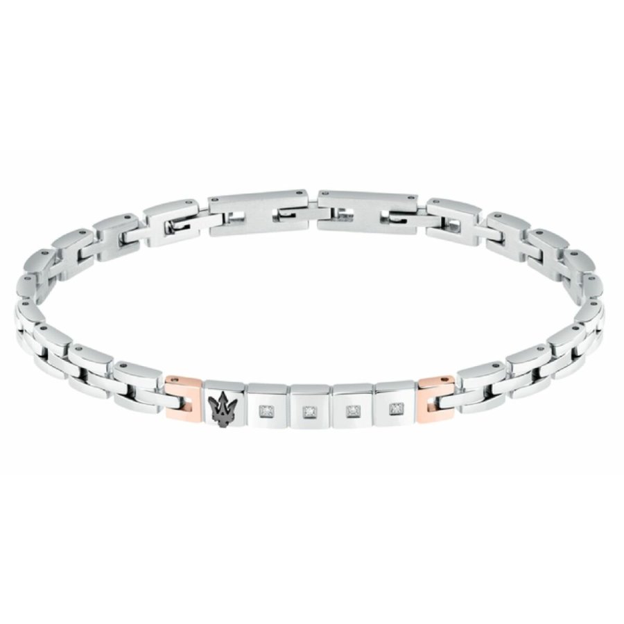 Armbnd til mnd Maserati JM423ATY19 Rustfrit stl 21,5 cm #1