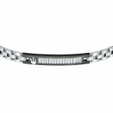 Armbnd til mnd Maserati Rustfrit stl 21,5 cm Slvfarvet #4