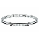 Armbnd til mnd Maserati Rustfrit stl 21,5 cm Slvfarvet #2
