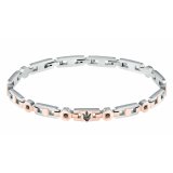 Armbnd til mnd Maserati Rustfrit stl 21,5 cm Slvfarvet #2