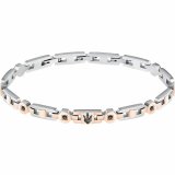 Armbnd til mnd Maserati Rustfrit stl 21,5 cm Slvfarvet #1