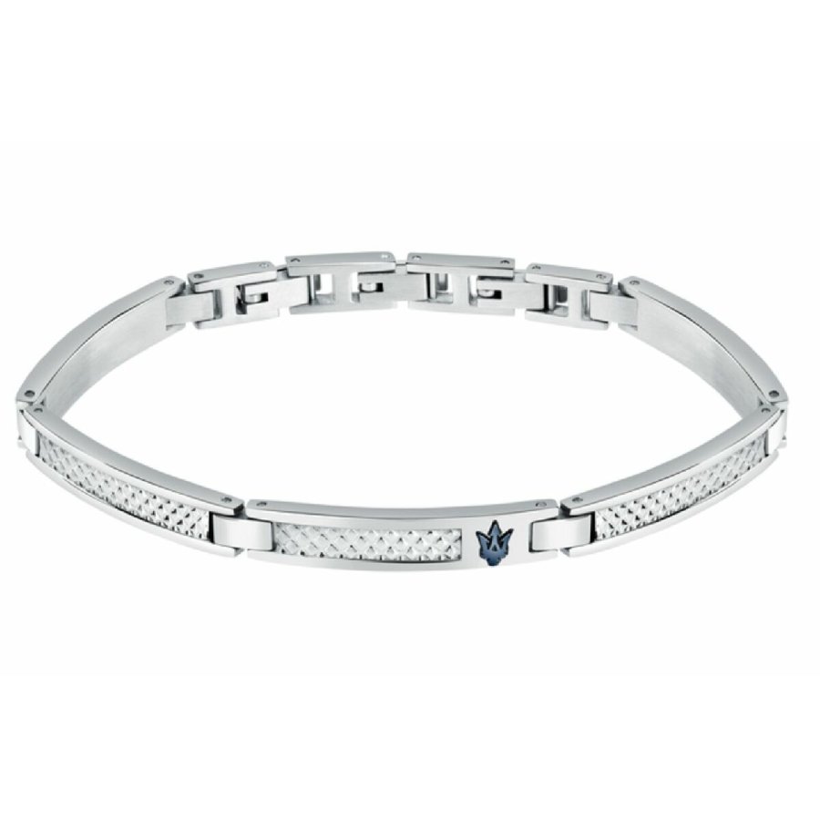 Armbnd til mnd Maserati JM423AVD21 Rustfrit stl 21,5 cm #1