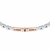 Armbnd til mnd Maserati Rustfrit stl 21,5 cm Slvfarvet #4