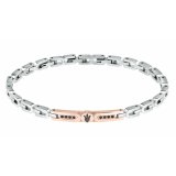Armbnd til mnd Maserati Rustfrit stl 21,5 cm Slvfarvet #2