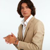 Armbnd til mnd Maserati Rustfrit stl 21,5 cm Slvfarvet #6