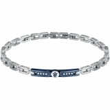 Armbnd til mnd Maserati Rustfrit stl 21,5 cm Slvfarvet #2