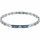 Armbnd til mnd Maserati Rustfrit stl 21,5 cm Slvfarvet #1