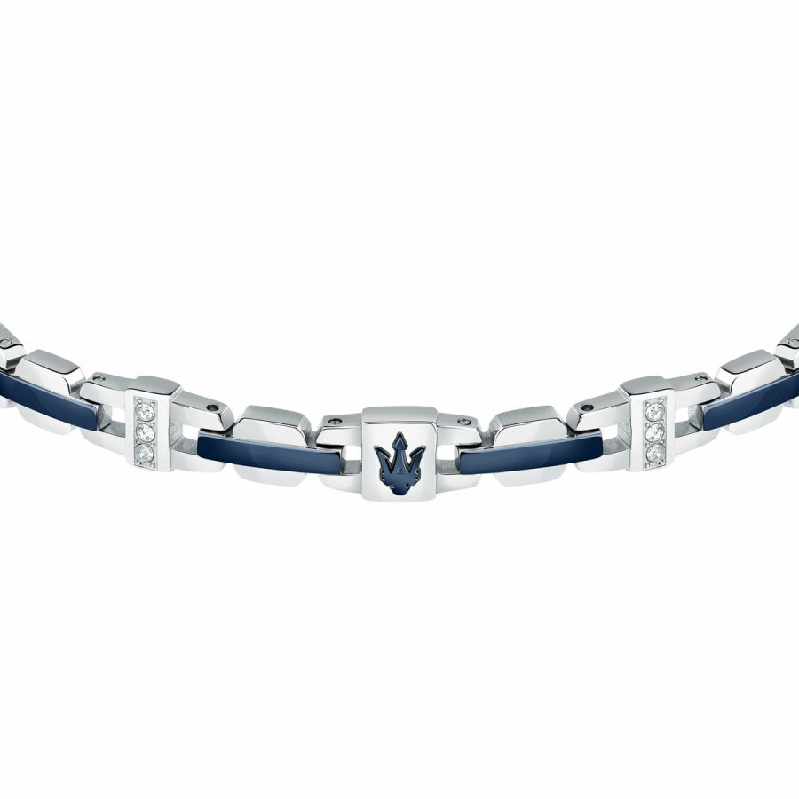 Armbnd til mnd Maserati JM523AVD32 Rustfrit stl 21,5 cm #3