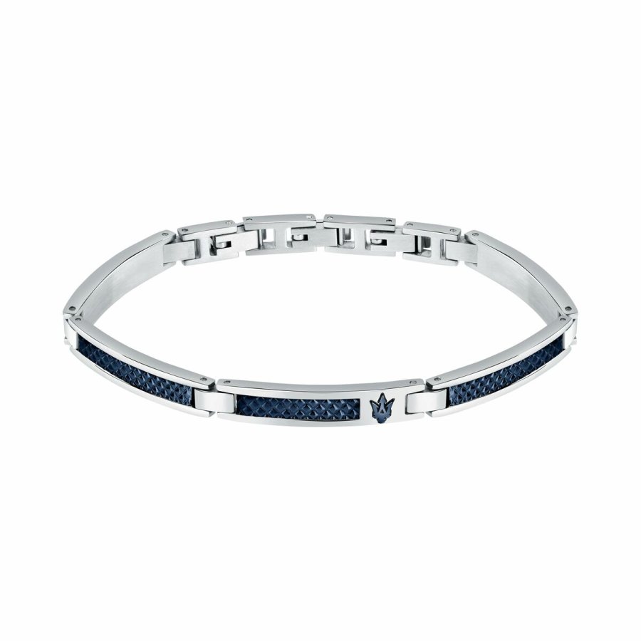 Armbnd til mnd Maserati JM523AVD33 Rustfrit stl 21,5 cm #2