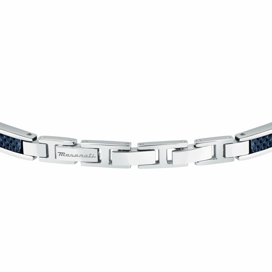 Armbnd til mnd Maserati JM523AVD33 Rustfrit stl 21,5 cm #4