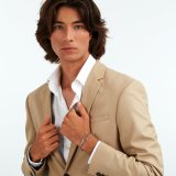 Armbnd til mnd Maserati JM423AVD25 Rustfrit stl 21,5 cm #5