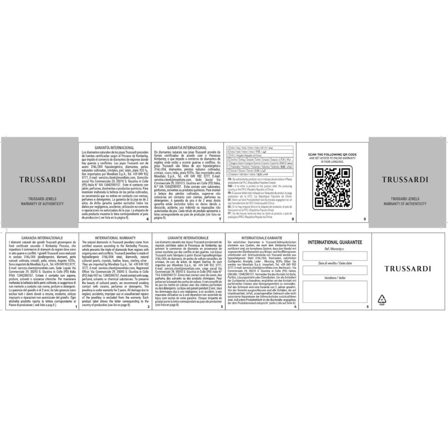 reringe til kvinder Trussardi TJAXA18 1,5 cm #7