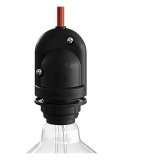 Lampeholder Sort E27 #1