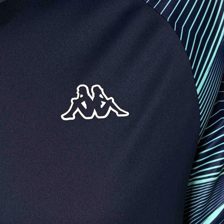 Kort�rmet T-shirt til M�nd Kappa Eoste Graphik Marinebl� #5