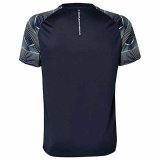Kort�rmet T-shirt til M�nd Kappa Eoste Graphik Marinebl� #2
