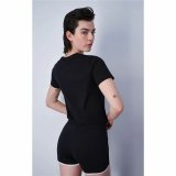 Kortrmet T-shirt til Kvinder Champion Crewneck #3