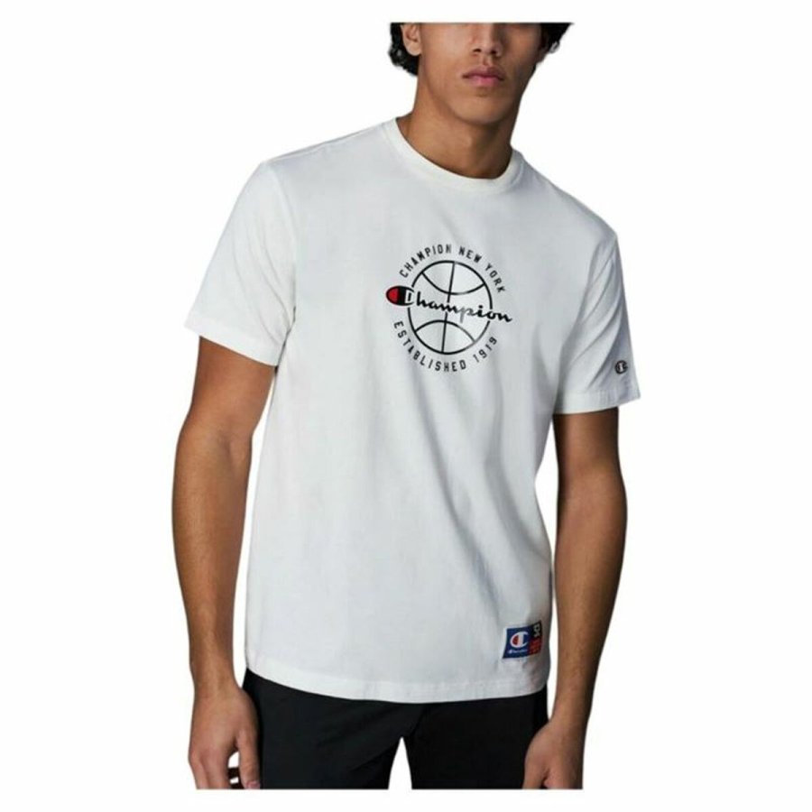 Kortrmet T-shirt til Mnd Champion Crewneck #3