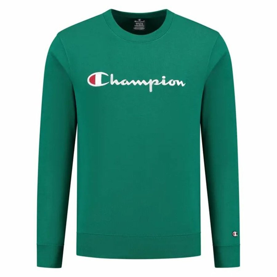Sweaters uden Htte til Mnd Champion Crewneck Grn #1