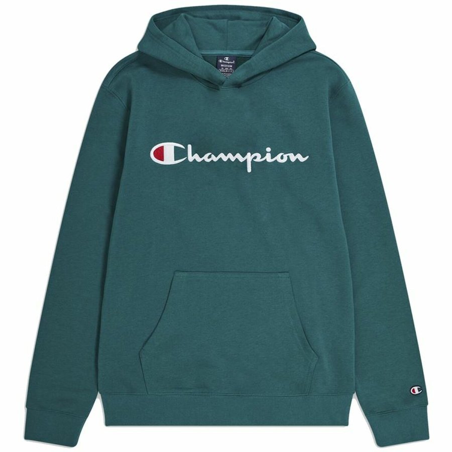 Sweatshirt til Brn Champion Hooded Bl #1