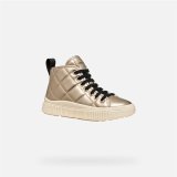 Sportssko til b�rn Geox Laquinny Okker #4