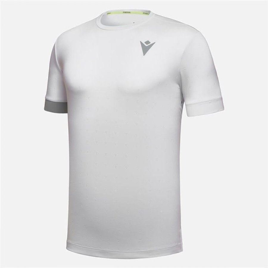 Kort�rmet T-shirt til M�nd Macron Start Cb Juan Hvid Padel #2