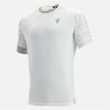 Kort�rmet T-shirt til M�nd Macron Prime Cb Pablo Hvid Padel #2