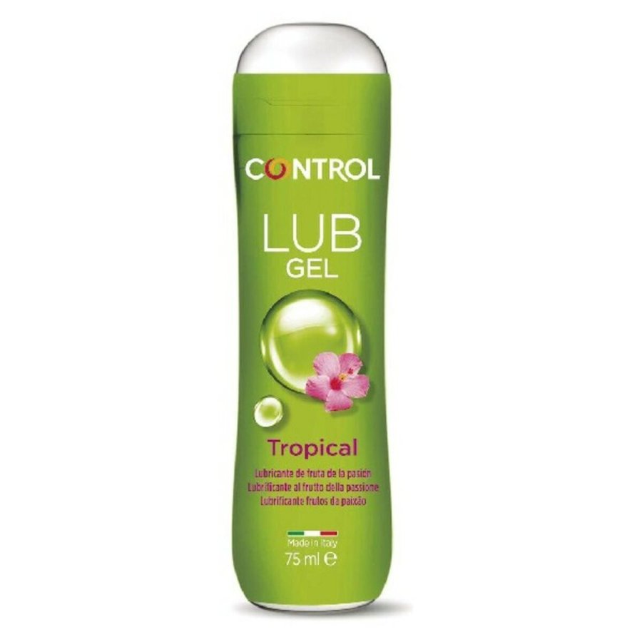 Slide Vandbaseret Glidecreme Lub Tropical Control Passionsfrugt 75 ml #1