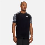 Kort�rmet T-shirt til M�nd Macron Prime Cc Pablo II Sort Padel #4