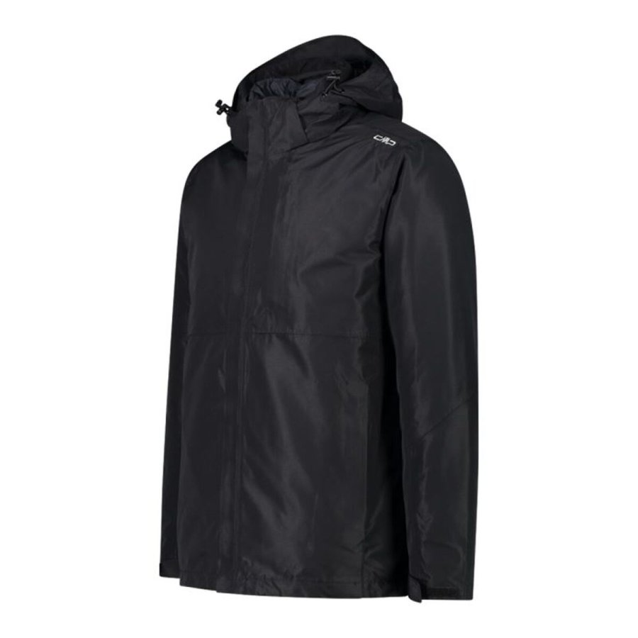 Sport Jakke til M�nd Campagnolo Zip Hood Detachable Inn Sort #5