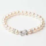 Armbnd til kvinder Lancaster JLA-BR-FROG-1-WH 16 mm #1