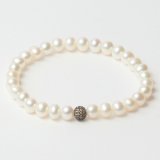 Armbnd til kvinder Lancaster JLA-BR-SB-4-WH 16 mm #1