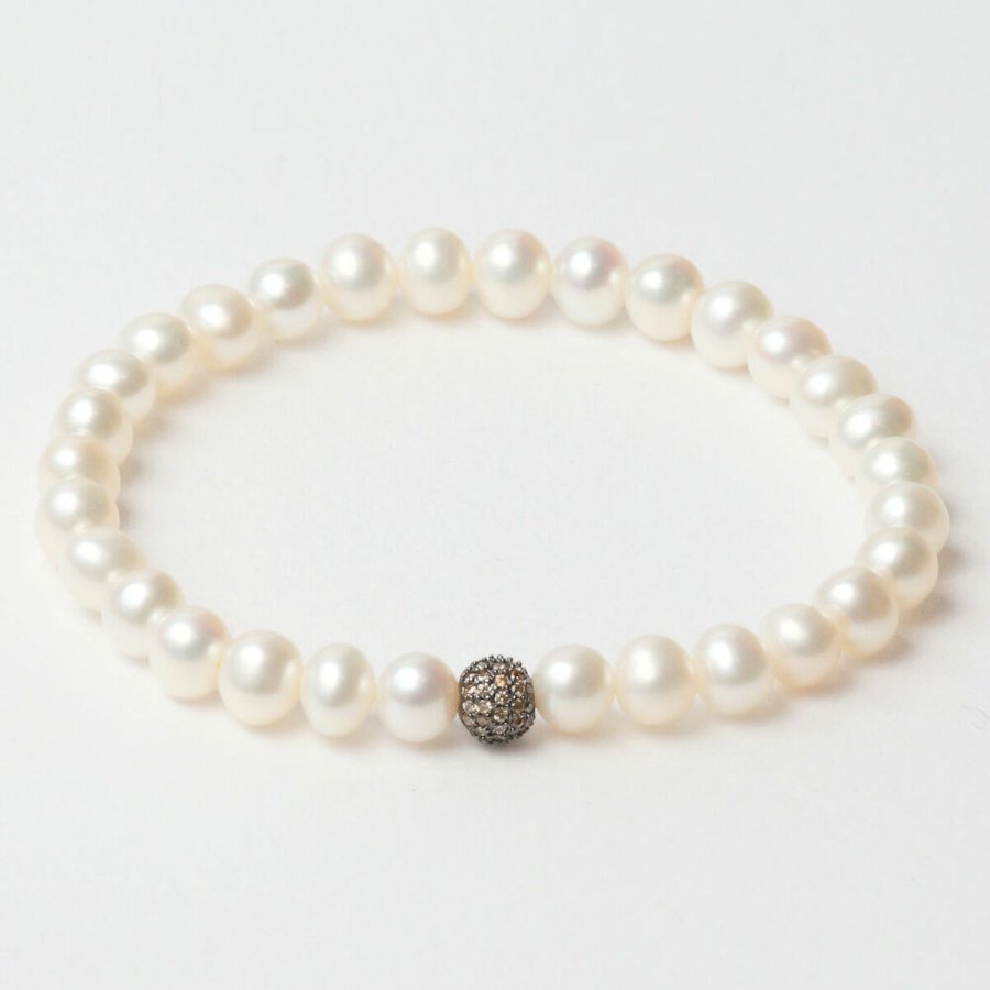 Armbnd til kvinder Lancaster JLA-BR-SB-4-WH 16 mm #1