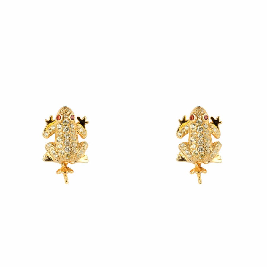 reringe til kvinder Lancaster JLA-EAR-FROG-6 1,2 cm #1