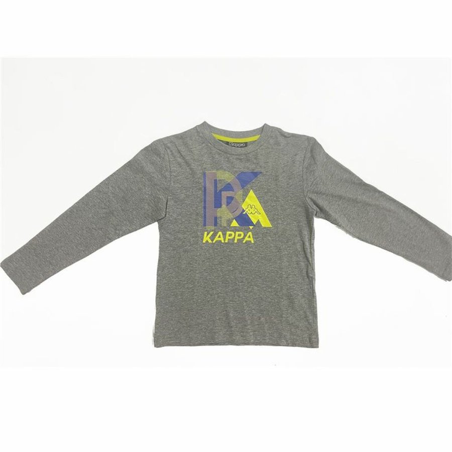 Kortrmet T-shirt til Mnd Kappa Benoit Lysegr #2