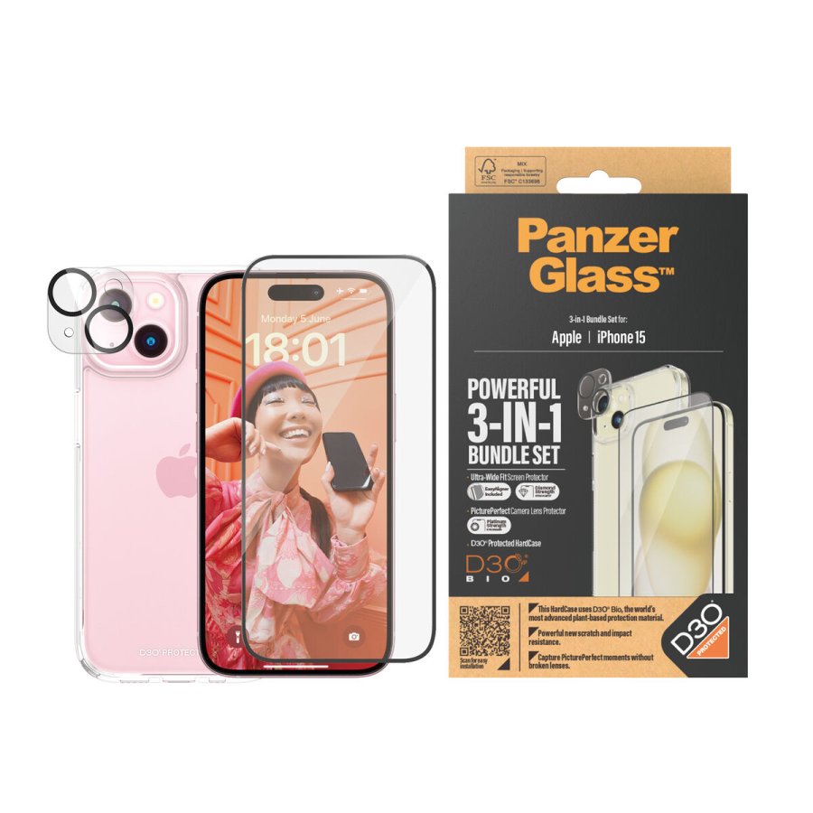 Mobil skrmprojektor Panzer Glass B1172+2809 Apple iPhone 15 #3