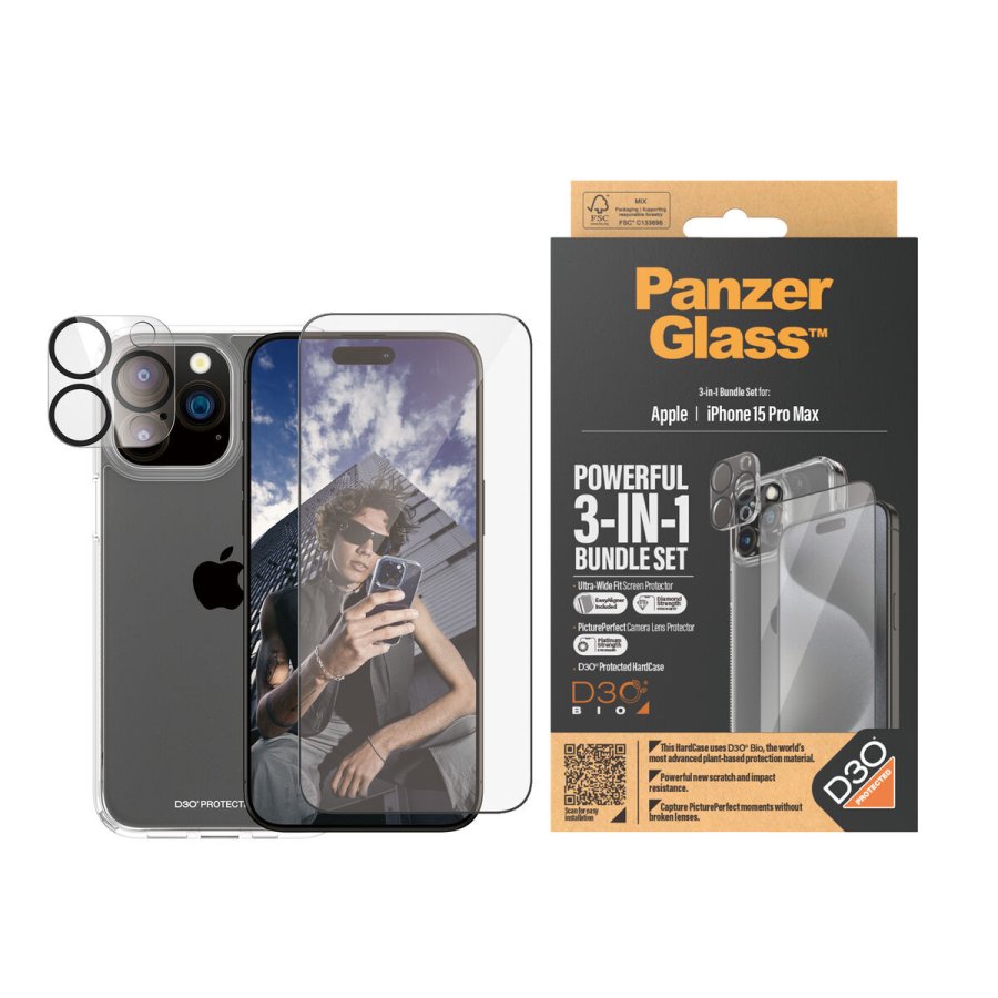 Mobil skrmprojektor Panzer Glass B1175+2812 Apple iPhone 15 Pro Max #4
