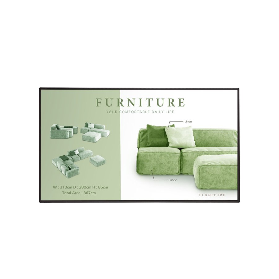 Videovg Monitor LG 55UM5N-H.AEU 4K Ultra HD 55