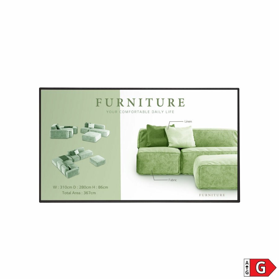 Videovg Monitor LG 55UM5N-H.AEU 4K Ultra HD 55