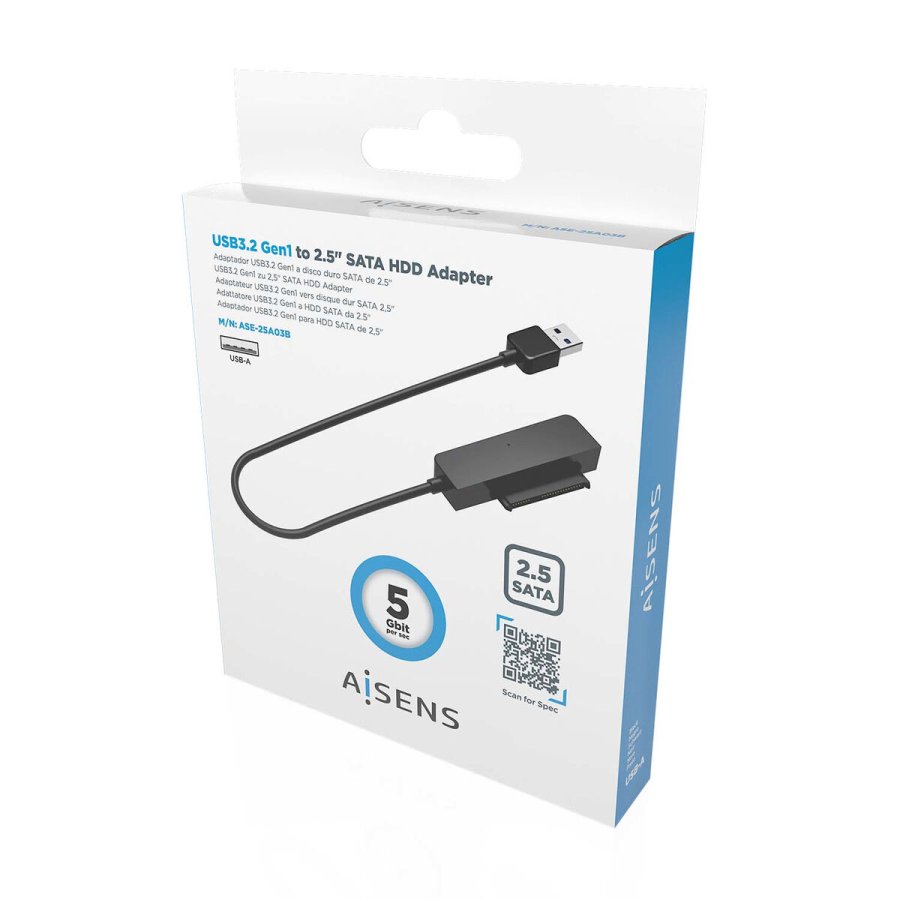 SATA-kabel Aisens ASE-25A03B USB USB-A USB 3.2 #5