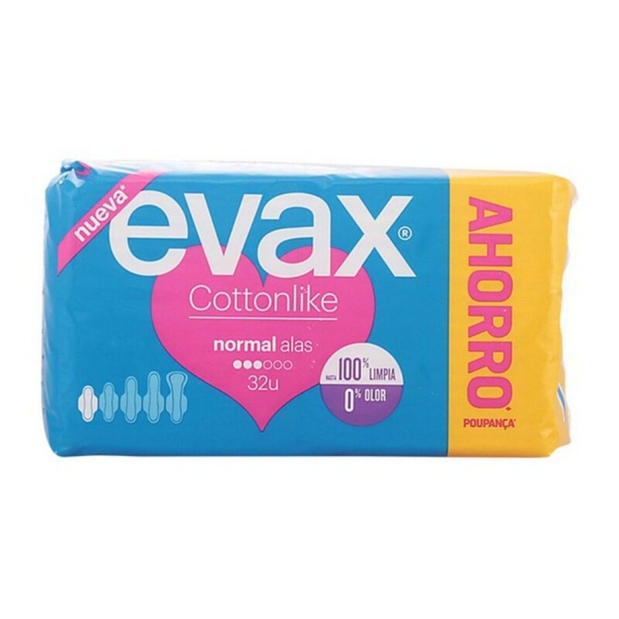 Almindelige Hygiejnebind med Vinger CottonLike Evax #1