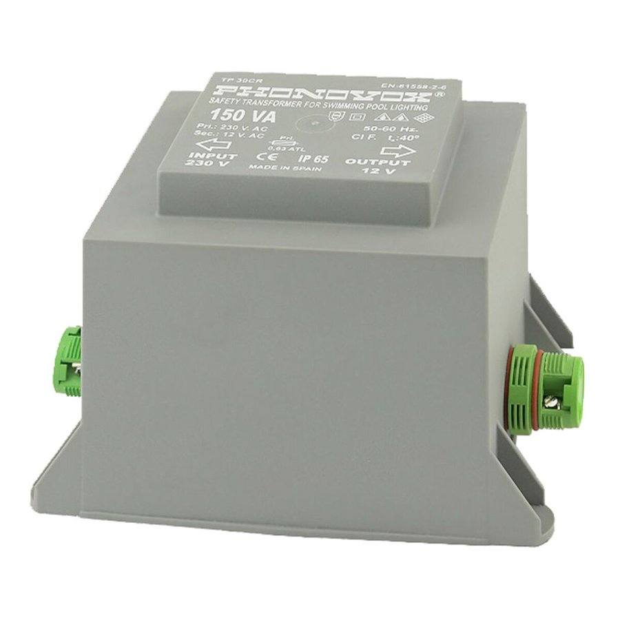 Safety transformer for swimming pool lighting PHONOVOX tp30103cr 150 VA 12 V 230 V 50-60 Hz 12,9 x 7,2 x 9,9 cm #1