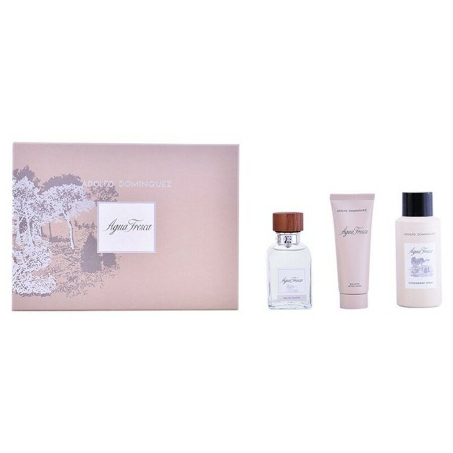 Parfume s�t til m�nd Agua Fresca Adolfo Dominguez (3 pcs) #2