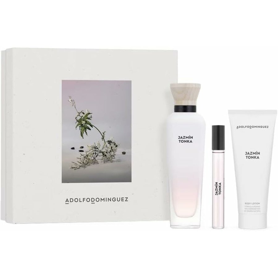 Parfume st til kvinder Adolfo Dominguez Jazmn Tonka 3 Dele #1