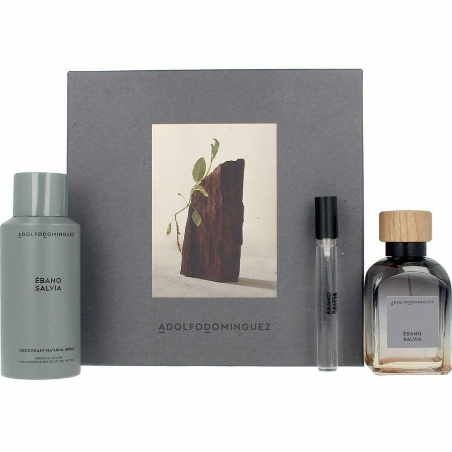 Parfume st til mnd Adolfo Dominguez Ebano Salvia 3 Dele #1
