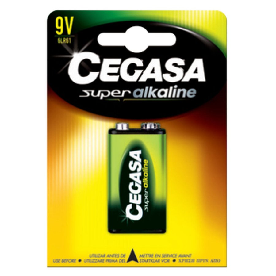 Alkaline Batteri Cegasa B.6LR61 9V #1