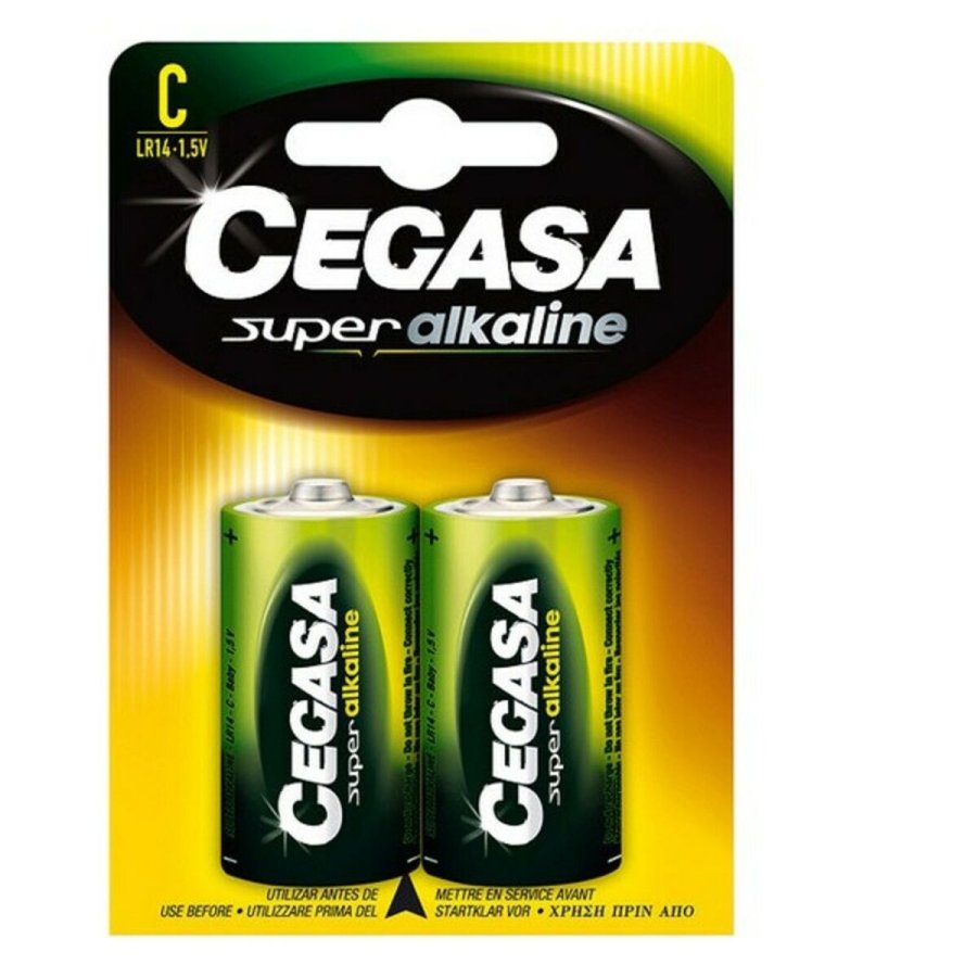 Alkalinebatterier Cegasa B.LR14 C 1,5V (2 uds) #1