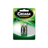 Genopladelige batterier Cegasa HR3 800 mAh 800 mAh (2 uds) #1