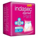 Bleer til Ikke-Afhngige Personer Pant Plus Indasec Pant Plus (12 uds) 12 enheder #1