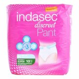 Inkontinens Bleer Pant Super Talla Mediana Indasec Pant Super (10 uds) #1